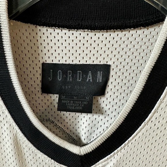 Jordan Jersey Mens Size Medium White #23 - Picture 3 of 3